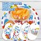 96 Pcs Splish Splash Birthday Decor Disposable Pool Party Plates Napkins Forks